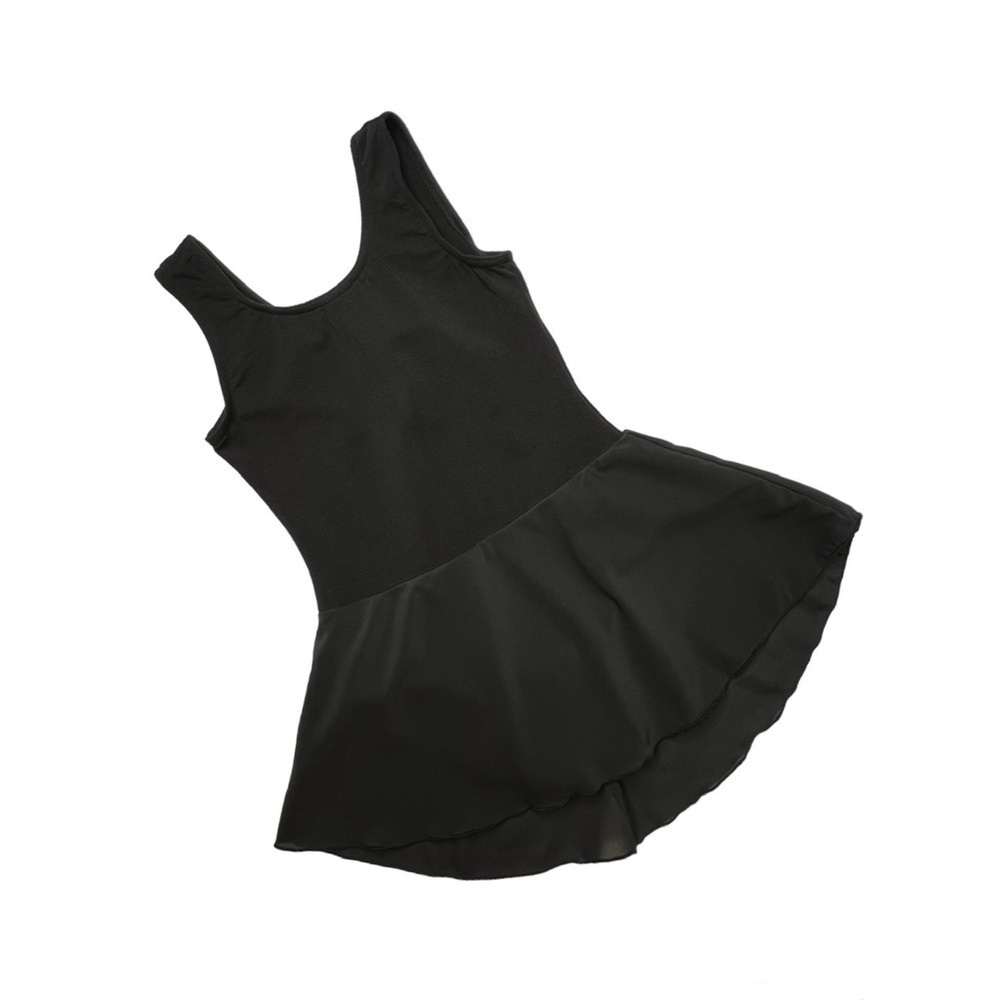 Sansha Esona Ballet Leotard Dress Black Size G = Girl’s 14 Skirt Tank New NWT - Picture 7 of 7